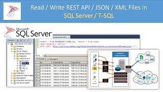 SQL Server - Import REST API / Read JSON / XML File / Call SOAP (Pagination, OAuth, OData)