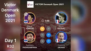 Day 1 of Victor Denmark Open 2021  Results