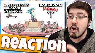 JOCAT FLEX INTENSIFIES!!!, Crap Guide to D&D: Artificer, Races, Goblins, Barbarian AGAIN, #Reaction