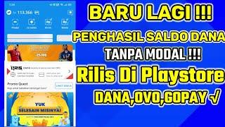 Terbaru ! Penghasil Saldo Dana,Ovo,Gopay - Aplikasi Penghasil Uang Tanpa Undang Teman √