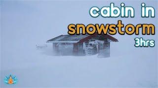 Cabin in Snowstorm | Winter Windstorm | Howling Wind | Wind Sounds for Sleeping