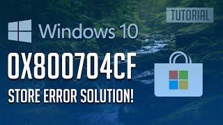 How to Fix Windows Store Error 0x800704cf in Windows 10 - [4 Solutions] 2024