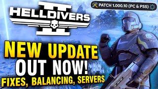 Helldivers 2 New Patch Brings Balancing Changes, Server Updates, and More!
