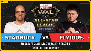 WC3 - [HU] Starbuck vs Fly100% [ORC] - Round Robin - Warcraft 3 All-Star League - Season 1