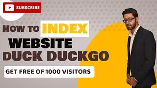 How to index website on duck duck go