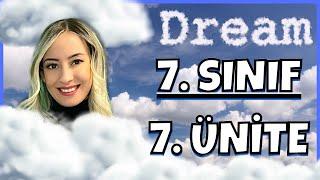 7.Sınıf İngilizce 7.Ünite Kelimeleri | DREAMS