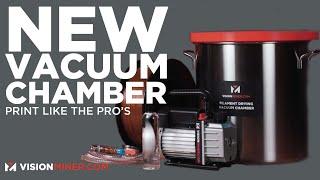 5.5 Gallon Vacuum Chamber for PEEK & ULTEM - Vision Miner's New Drying Kit
