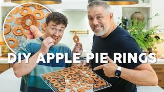 make apple pie rings with shaun + dakota