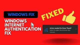 ACTION NEEDED Windows Fix Internet Authentication Notification