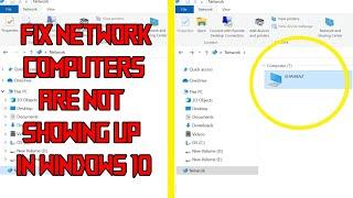 How to Fix Network Computers are not Showing Up in Windows 10