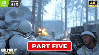 CALL OF DUTY WW2 Gameplay Walkthrough Part 5 Campaign FULL GAME [1080p HD PC] - No Commentary