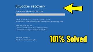 حل مشكلة تشفير الويندوز - الشاشة الزرقاء في ويندوز 11/10 - Fix and Find The BitLocker Recovery Key 