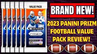 *FIRST LOOK! 2023 PRIZM FOOTBALL VALUE PACKS - FULL BOX REVIEW!