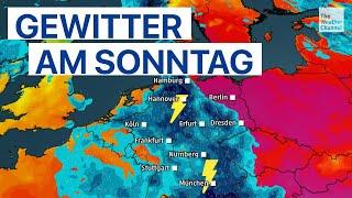 Unwetter vertreiben die Hitze aus Deutschland