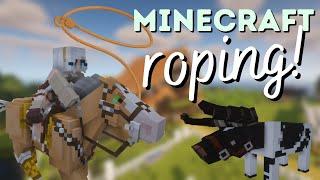 roping cows and lunging my horses! Minecraft SWEM RRP