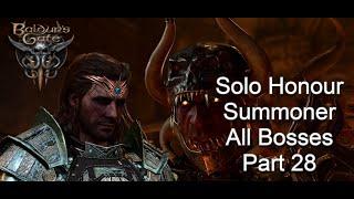 ALL Bosses. Pacifist Summoner Solo Honour BG3 playthrough (Part 28)