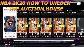 nba 2k20 how to unlock the auction house