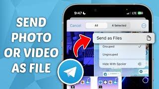 How to Send Photo or Video as File on Telegram