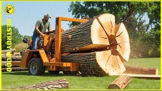 20 Fastest Automatic Firewood Processing Machine | World's Fastest Wood Cutting Chainsaw #5