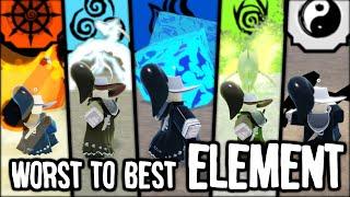 EVERY Element RANKED From WORST To BEST | Shinobi Life 2 Element Tier List