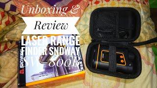 Unboxing & Review Laser Range Finder SNDWAY SW-800B