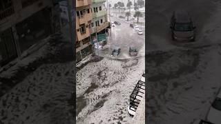 Floods and Hail Storm  in Abha  Saudi Arabia 23 05 2023