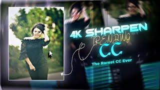 TRENDING 4K SHARPEN HDR CC PRESET || ALIGHT MOTION