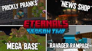 Explosive Pranks & Builds: Eternals SMP Season 2 Mega Episode!