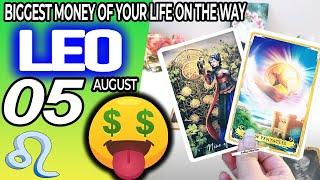 Leo ️BIGGEST MONEY OF YOUR LIFE ON THE WAY horoscope for today AUGUST 5 2024 ️ #leo tarot