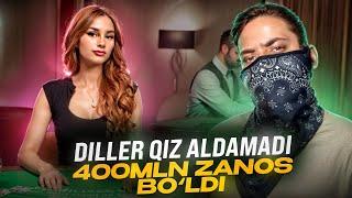 DILLER QIZ ALDAMADI 400MLN ZANOS BO'LDI BLACK JACK