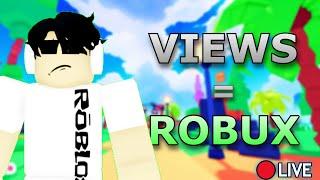 DONATING ROBUX IN PLS GIFT LIVE