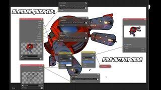 Blender Quick Tip: File output node