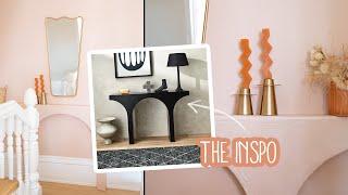Making My Empty Stair Landing CUTE! | DIY Plaster Console Table