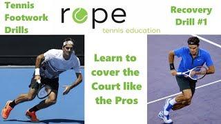 Tennis Footwork Drills - Cover your Court like the Pros - Recovery