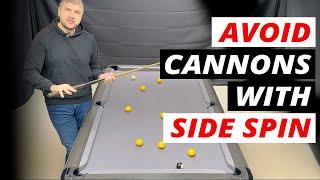 Avoid cannons with SIDE SPIN | 8 Ball pool tips and techniques