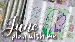 Garden fairy bullet journal theme | June 2022 plan with me