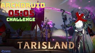 Tarisland | Archdruid Challenge Speedrun 05:05 | Phantom Necro Heal | Cleanse