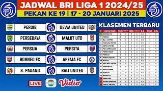 Jadwal Bri Liga 1 Pekan ke 19 - jadwal Liga 1 2024 Terbaru Hari ini - Persib vs Dewa united - Live