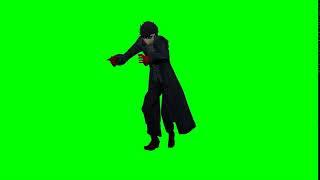 Joker from Persona 5 Default Dance (Green Screen)