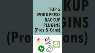 Top 5 WordPress Backup Plugins | iTech Insight