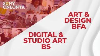 Digital & Studio Art BS, Art & Design BFA
