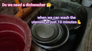Washing utensils in just 10 minutes without a dishwasher