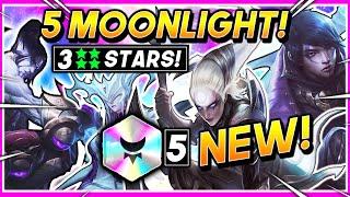 NEW *5 MOONLIGHT!* 3 ⭐⭐⭐⭐ CHAMPIONS?! - TFT SET 4 10.21 Teamfight Tactics FATES Guide PBE Comps