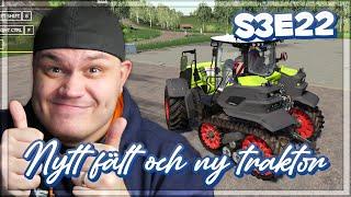 NYTT FÄLT OCH TRAKTOR!  - FARMING SIMULATOR 19 SVERIGE - LET'S PLAY - SÄSONG 3 #22