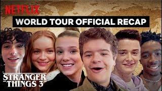Stranger Things 3 Cast World Tour - Best Moments | Netflix