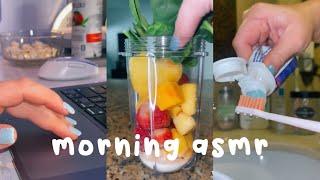 morning routine asmr