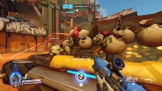 4th game Skrims 13 oct Junkertown Ana perspective