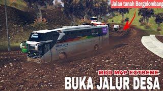 Mod Map Pelosok Jalan Tanah | Mod map desa v4 bussid 3.7.1 terbaru bus simulator indonesia #bussid