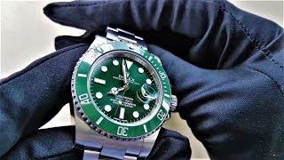 Original Hulk Rolex Submariner 40mm 116610LV green face