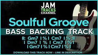 Soulful Groove Bass Backing Track Jam in Gm